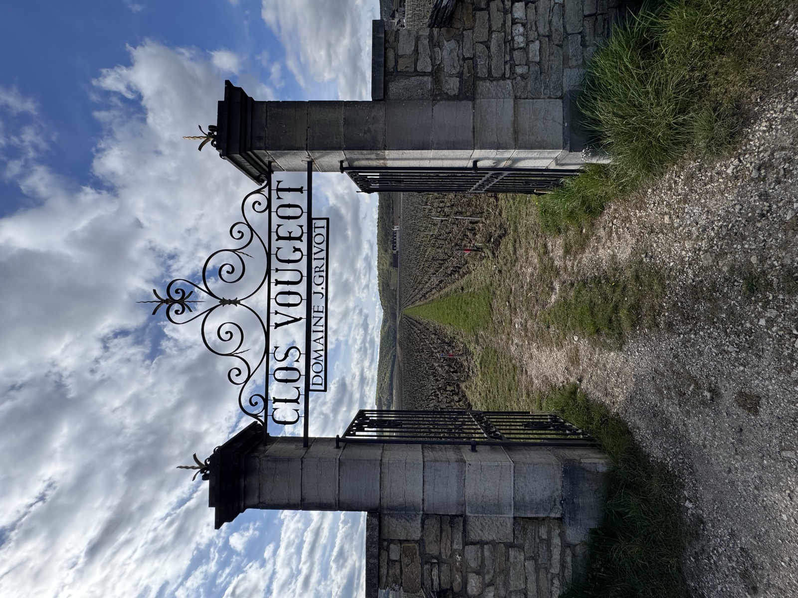 Entrée du Château du Clos de Vougeot